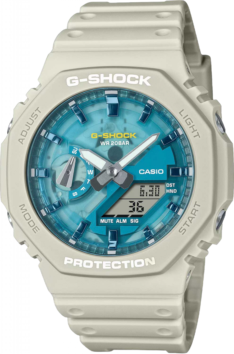 купить часы наручные часы casio g-shock ga-2100as-5a с бесплатной доставкой | Купите часы КАСИО в интернет-магазине дилера CASIO.BAZA